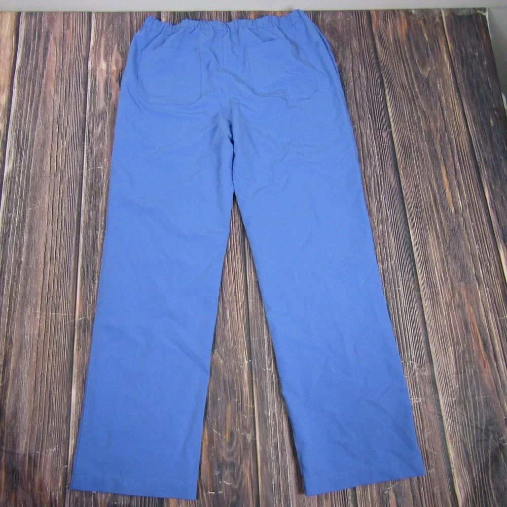 Figs Technical Collection Pants Mens Medium Blue Drawstring Scrub FM4500 Comfort